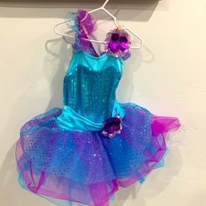 Little mermaid dance costume